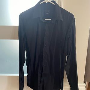 Zara Man Slim Fit Black Shirt
